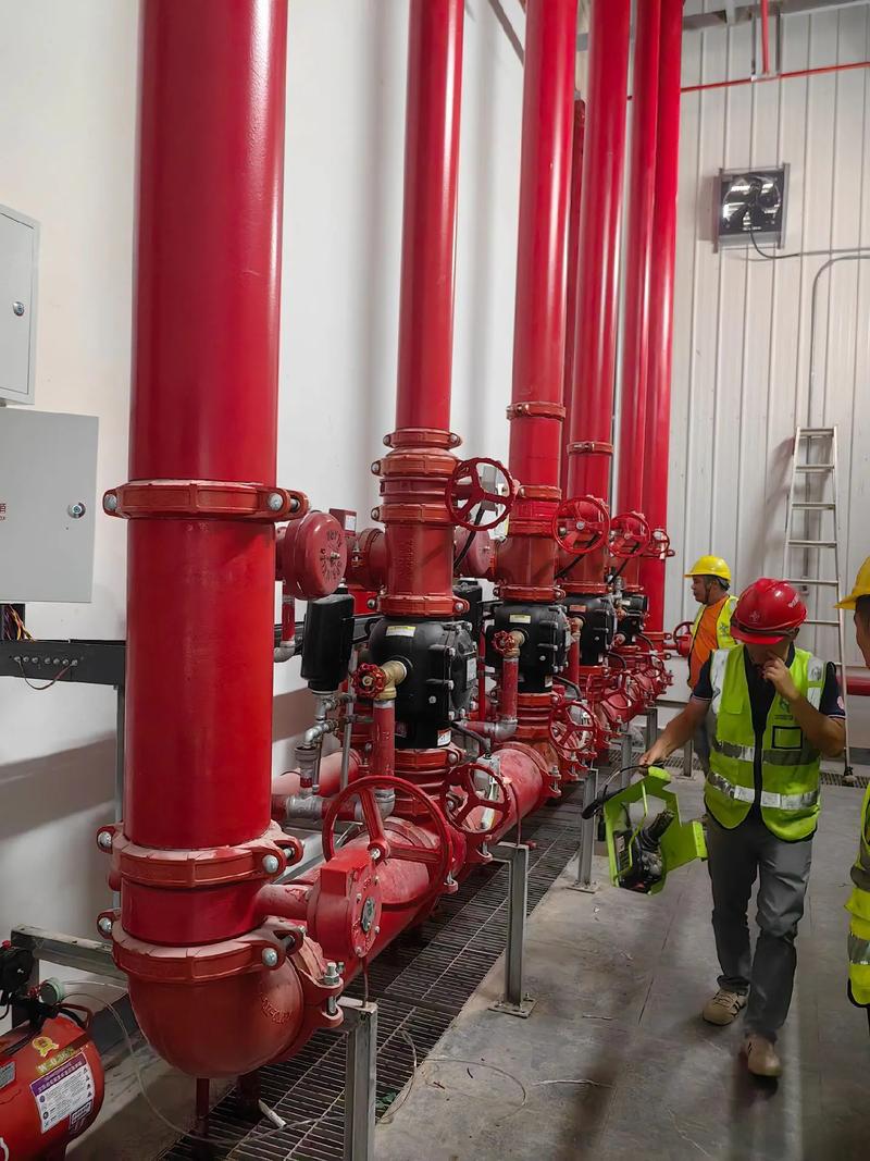 消防工程 #消防泵 #消防施工現場 #機電安裝工程 #管道